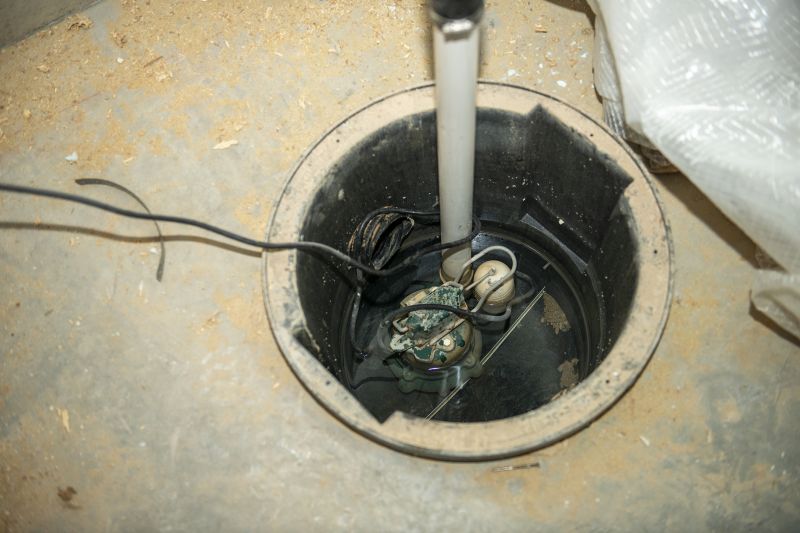Sump Pump in Operation
